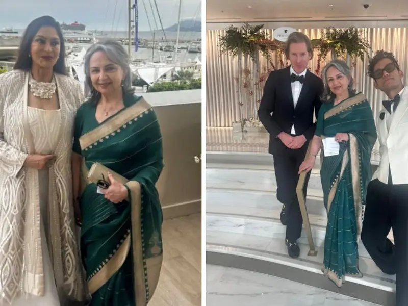 Indian icons Sharmila Tagore, Simi Garewal walk Cannes red carpet ahead of their film's premiere Indian icons Sharmila Tagore, Simi Garewal walk Cannes red carpet ahead of their film's premiere
