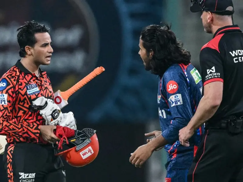 Watch: Abhishek Sharma-Digvesh Rathi involved in heated argument, BCCI VP Rajeev Shukla acts as peacemaker Watch: Abhishek Sharma-Digvesh Rathi involved in heated argument, BCCI VP Rajeev Shukla acts as peacemaker