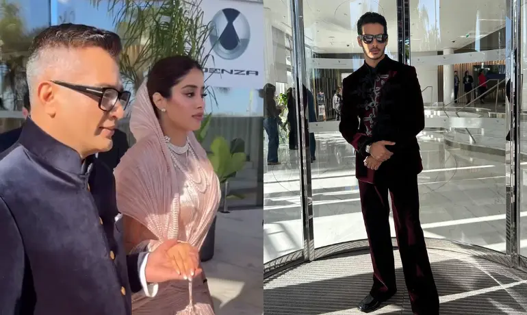 Janhvi Kapoor and Ishaan Khatter make stunning debut at Cannes, check red carpet pics
