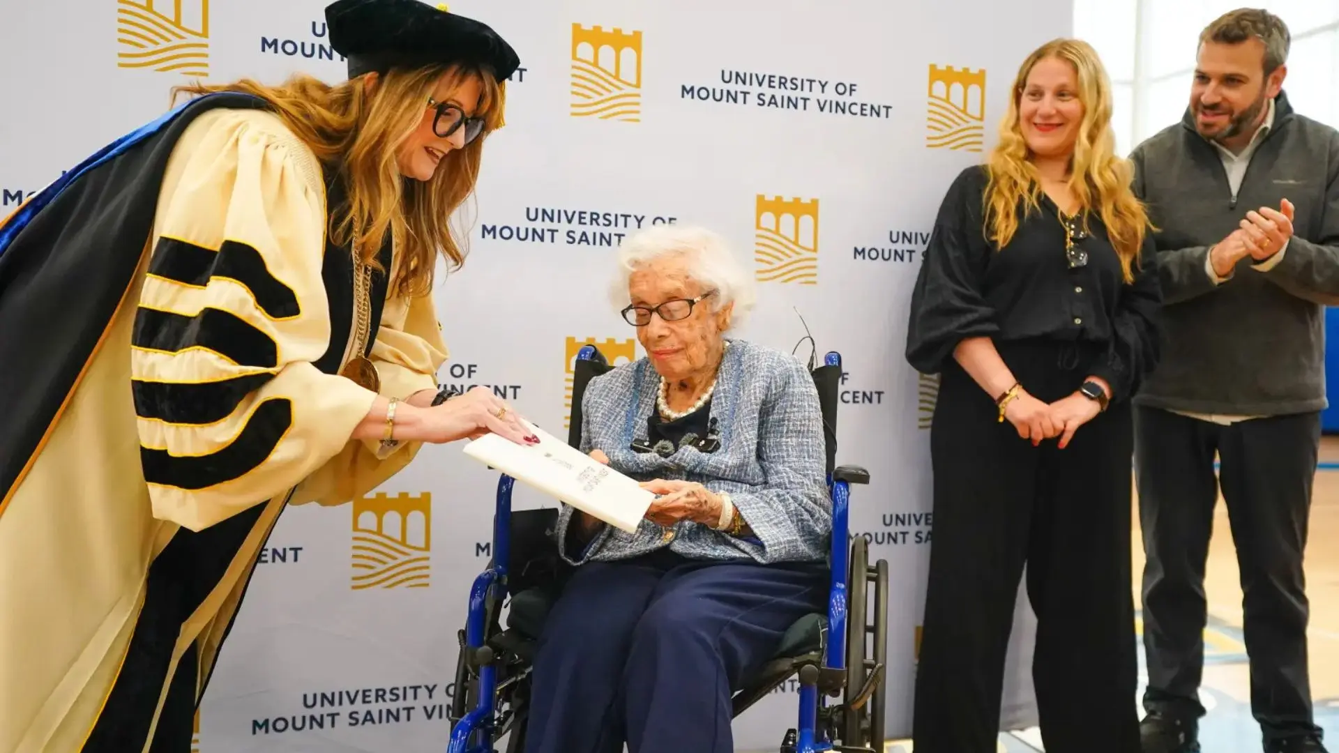97-year-old holocaust survivor fulfills her wish of college education