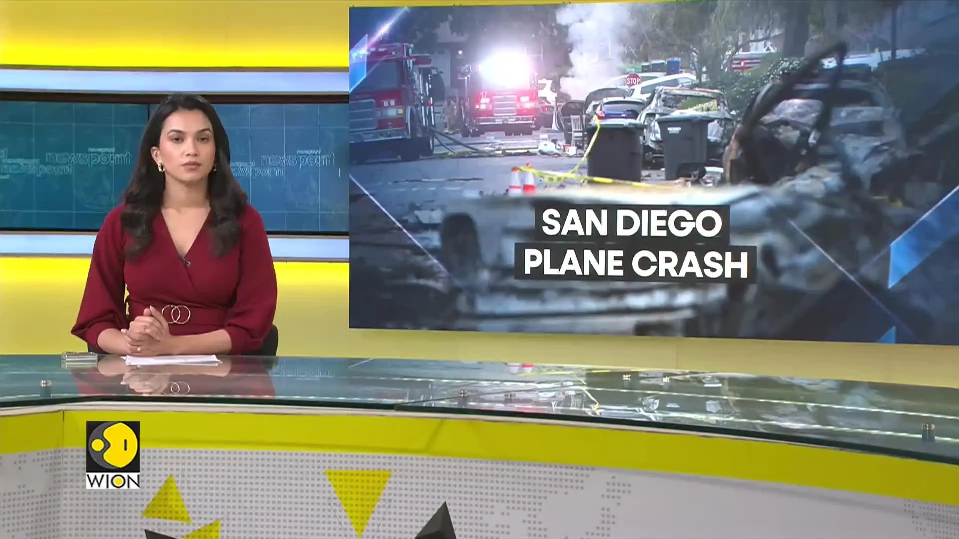San Diego plane crash: Multiple homes damaged as private jet crashes in dense neighbourhood | US