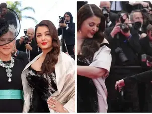 Cannes 2025: Aishwarya Rai gracefully handles red carpet mishap after Helen Mirren steps on her cape|Watch