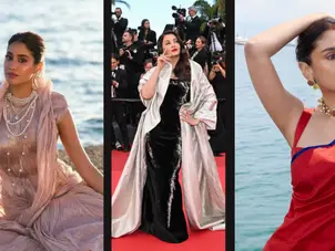 From Aishwarya Rai's 'sindoor' to Janhvi Kapoor's elegance:  How Indian beauties ruled Cannes with charm