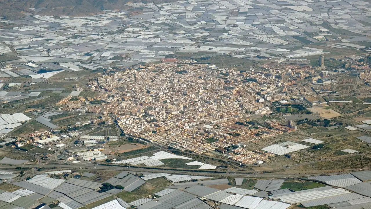 These plastic greenhouses are the only man-made structures visible from space! Know more about it