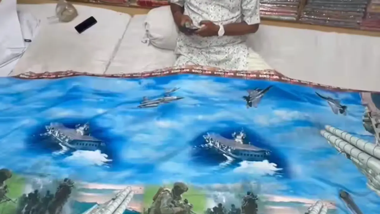 Operation Sindoor: Banarasi sarees get patriotic makeover with missiles and warships