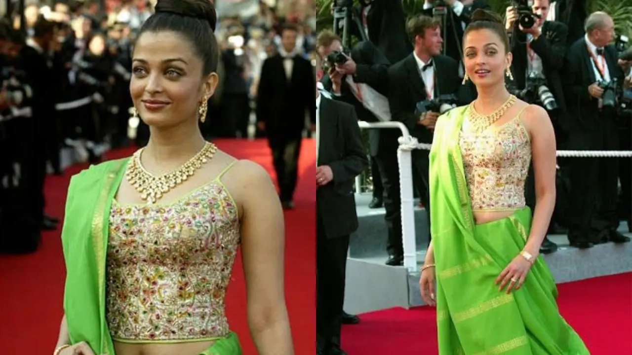 Aishwarya Rai at Cannes Film Festival in 2003