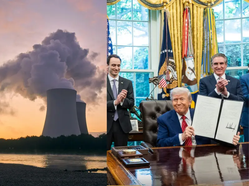 Trump signs executive order to boost US nuclear power by 300% in next 25 years; critics call it 'guillotine' to safety Trump signs executive order to boost US nuclear power by 300% in next 25 years; critics call it 'guillotine' to safety