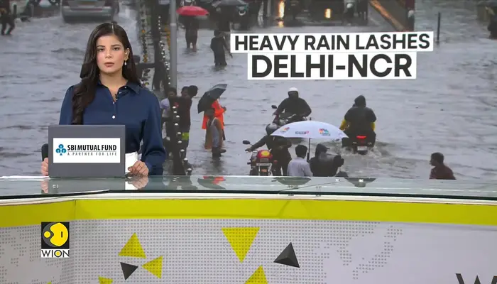 India: Heavy rains lash parts of Delhi-NCR, waterlogging reported in several areas