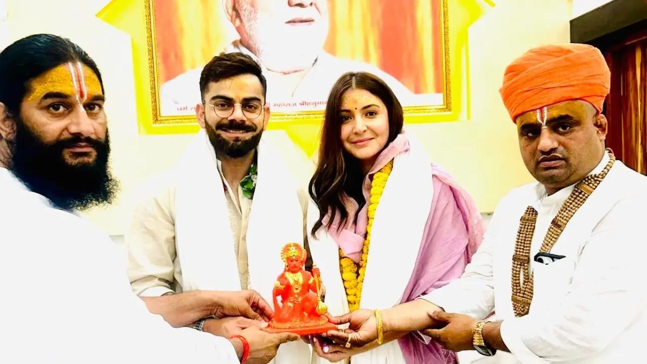 WATCH: Virat Kohli, Anushka Sharma visit Ram Mandir, Hanuman Garhi temple in Ayodhya Dham