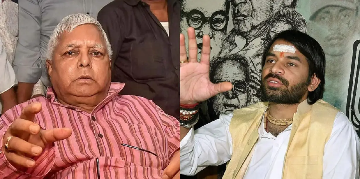 RJD supremo Lalu Yadav expels elder son Tej Pratap from party for 6 years