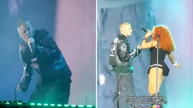  Fans felt uncomfortable watching Justin Bieber perform with SZA on stage 