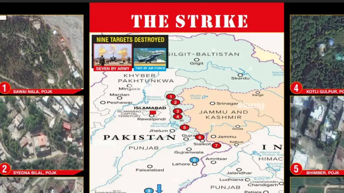 Operation Sindoor: India hit as ONE - Army attacked 7 terror sites, Air Force focused on JeM, LeT headquarters Operation Sindoor: India hit as ONE - Army attacked 7 terror sites, Air Force focused on JeM, LeT headquarters