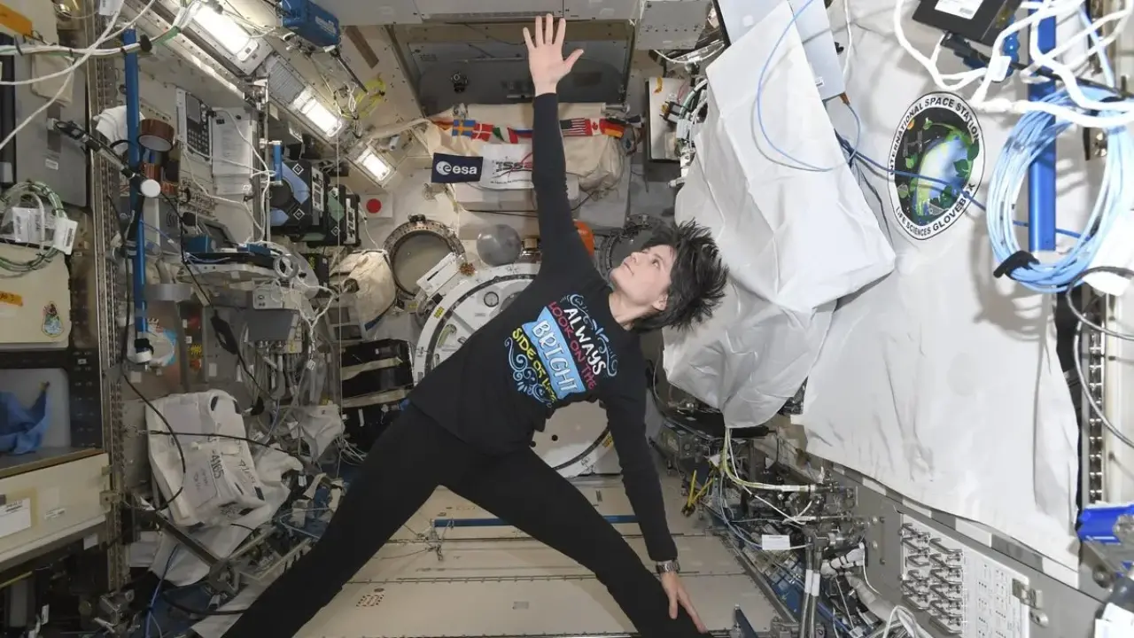 Yoga in Microgravity
