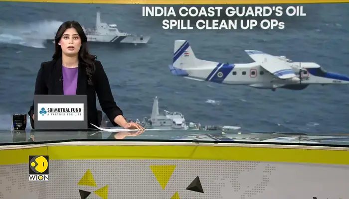  Oil slick detected after Liberian vessel sinks off Kerala coast 