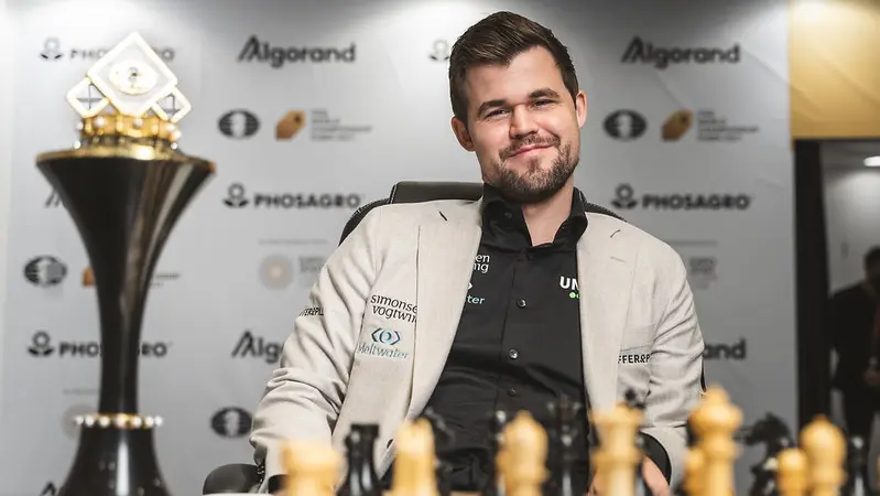  ‘You come at the king, you best not miss’: Magnus Carlsen after beating Gukesh in nerve-wracking opening round of Norway Chess 