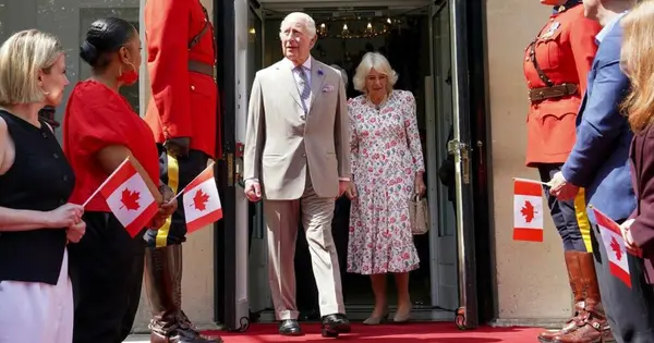 König Charles hält inmitten der Spannungen mit den USA eine historische ...