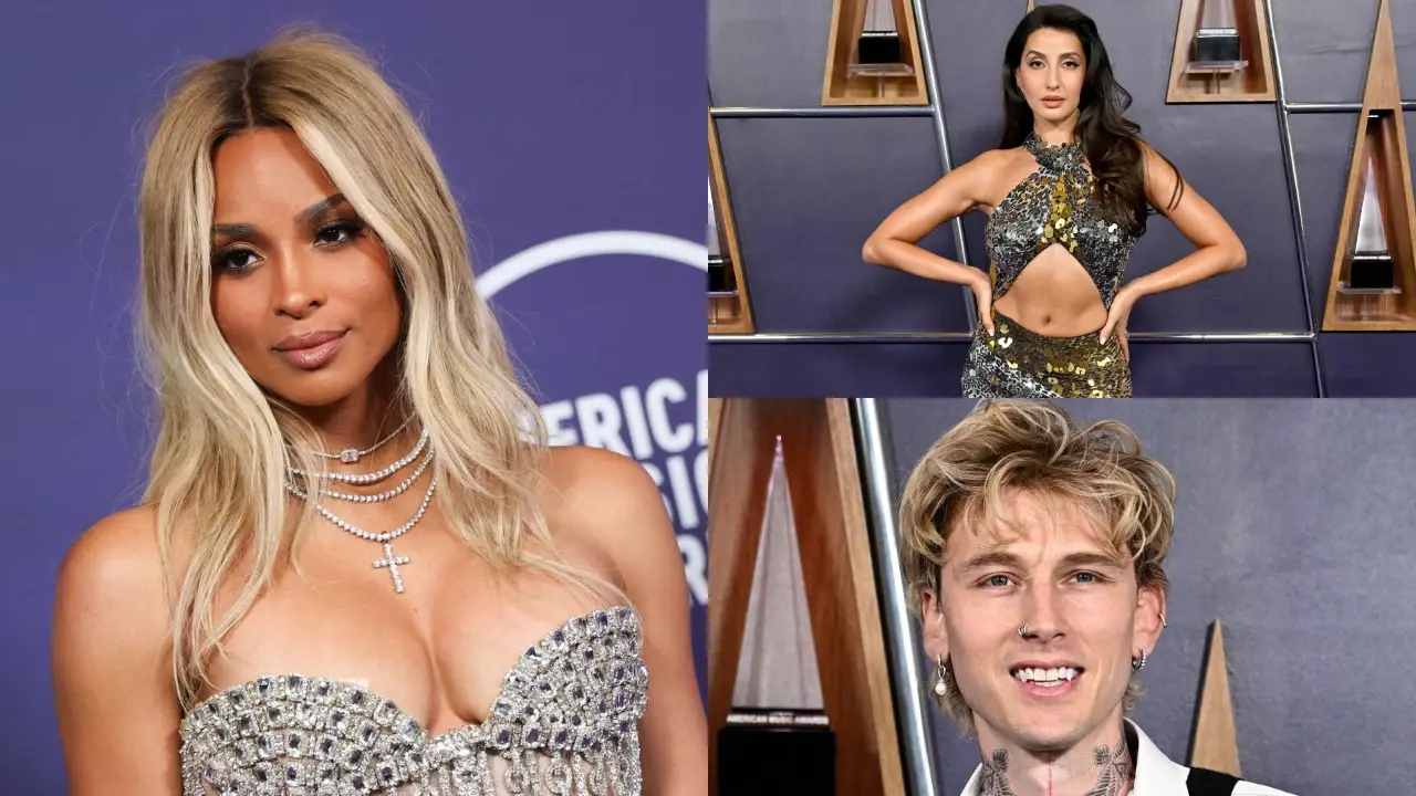 American Music Awards 2025 Best dressed celebs: Nora Fatehi, Machine Gun Kelly, Kehlani, Becky G and more