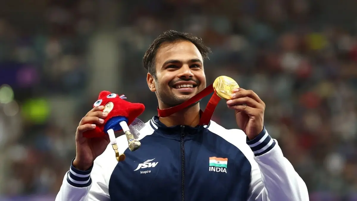 Sumit Antil shines with Gold in F64 javelin event as Indian contingent enjoys stellar day at Nottwil Sumit Antil shines with Gold in F64 javelin event as Indian contingent enjoys stellar day at Nottwil