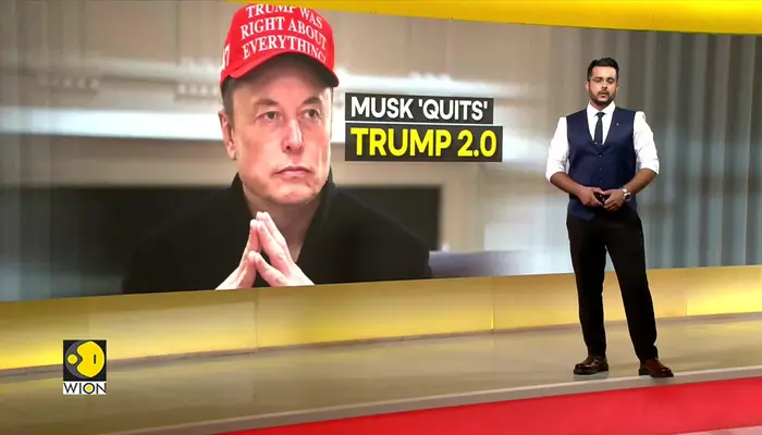  Elon Musk Announces Exit After Criticising Trump's 'Big, Beautiful' Bill  