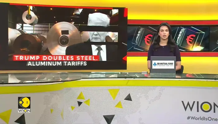 Trump doubles steel, aluminum tariffs  