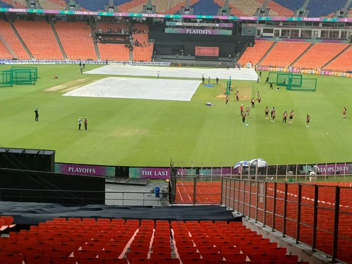 IPL 2025, Qualifier 2: Ahmedabad receives slight drizzle on match eve as rain threatens PBKS-MI clash IPL 2025, Qualifier 2: Ahmedabad receives slight drizzle on match eve as rain threatens PBKS-MI clash