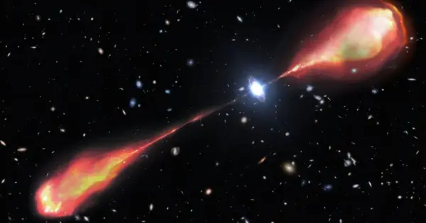 'Twice the Length of Our Galaxy’: Astronomers discover the oldest and largest black hole jet ever found