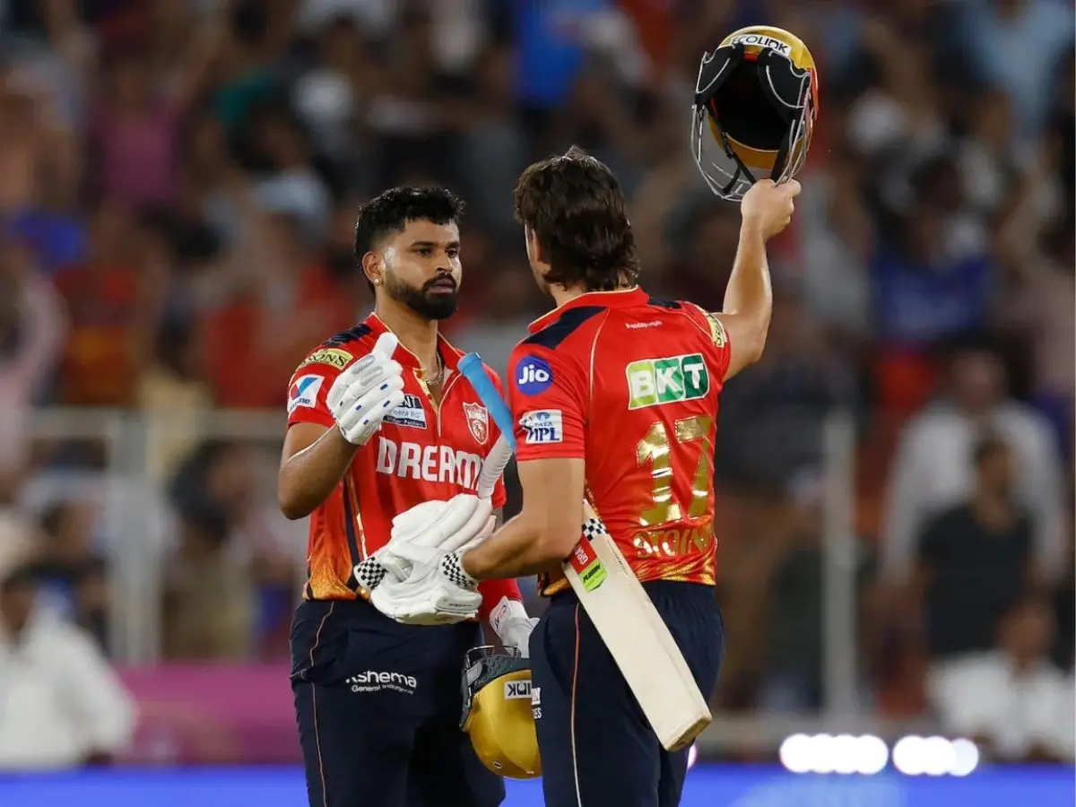 IPL 2025: PBKS dressing room erupts in joy after captain Iyer smashes 4 sixes in an over to complete historic chase – WATCH IPL 2025: PBKS dressing room erupts in joy after captain Iyer smashes 4 sixes in an over to complete historic chase – WATCH