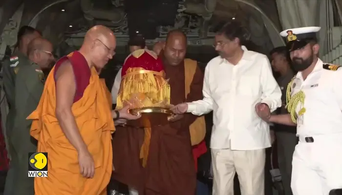  Holy relics of Lord Buddha return to India after a month-long exposition tour across Vietnam 