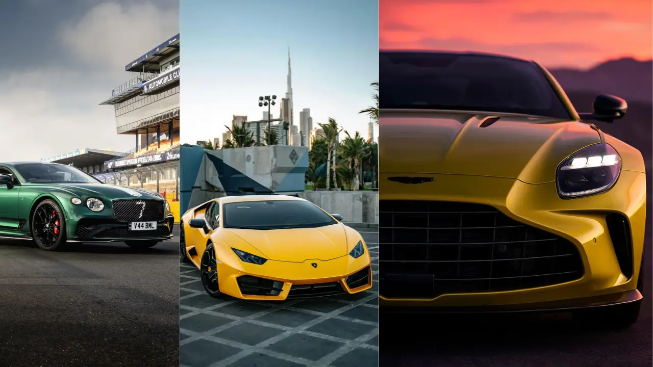 Aston Martin, Lamborghini, Bentley