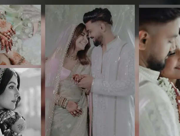Sealed in love and law: Hina Khan and Rocky Jaiswal tie the knot in a dreamy minimalist wedding | In pics