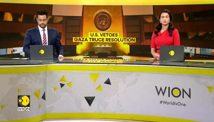  Gaza war: US blocks Gaza truce resolution; 14 security council members voted in favour 