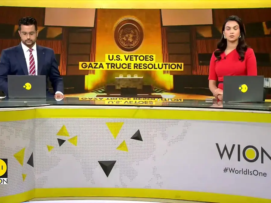 Gaza war: US blocks Gaza truce resolution; 14 security council members voted in favour