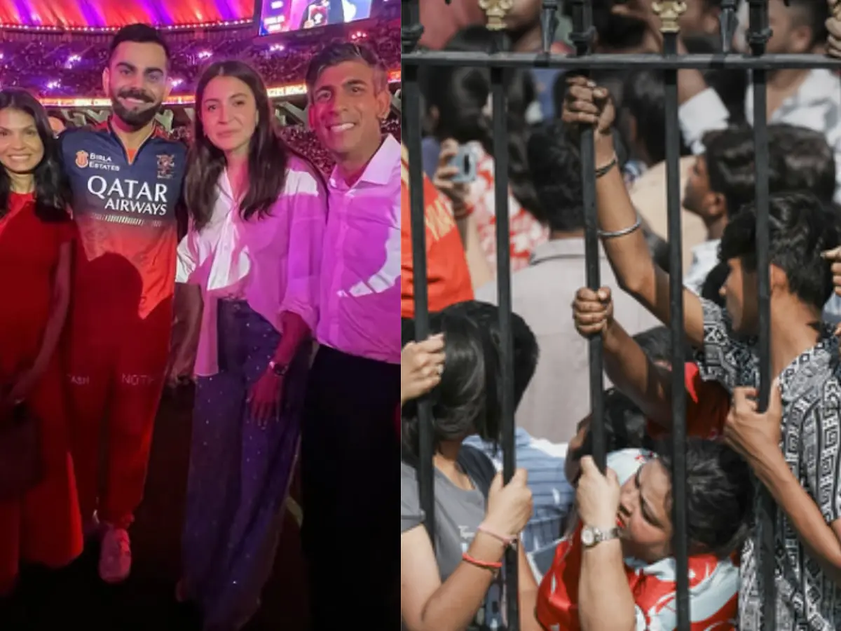 RCB trophy celebration stampede: Former UK PM Rishi Sunak and wife Akshata Murthy express solidarity with fans RCB trophy celebration stampede: Former UK PM Rishi Sunak and wife Akshata Murthy express solidarity with fans