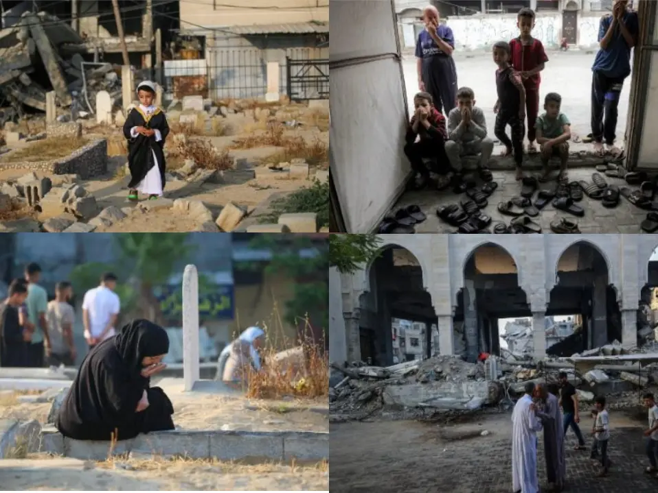 How did Gaza celebrate Eid al-Adha amid Israel-Hamas war? Pics here