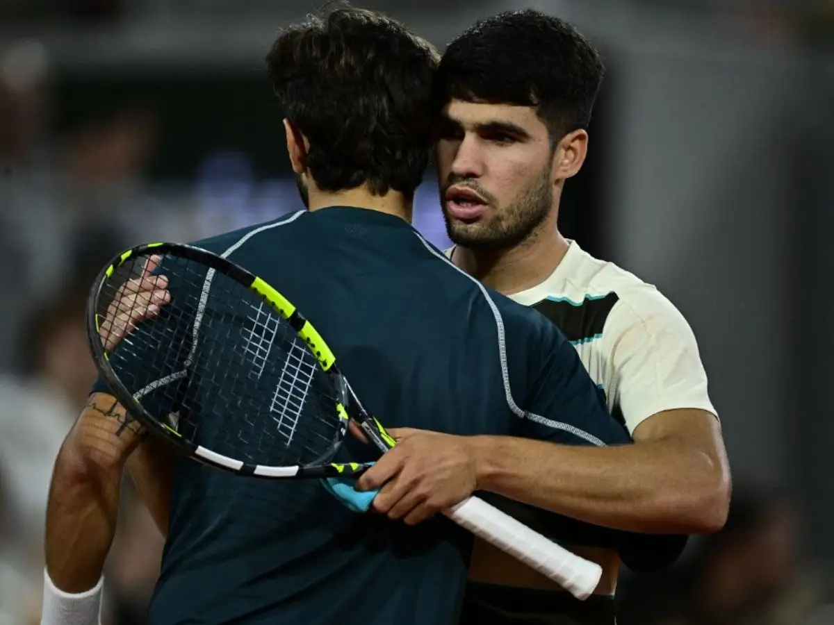 Reigning French Open champion Alcaraz marches into final as Musetti retires Reigning French Open champion Alcaraz marches into final as Musetti retires
