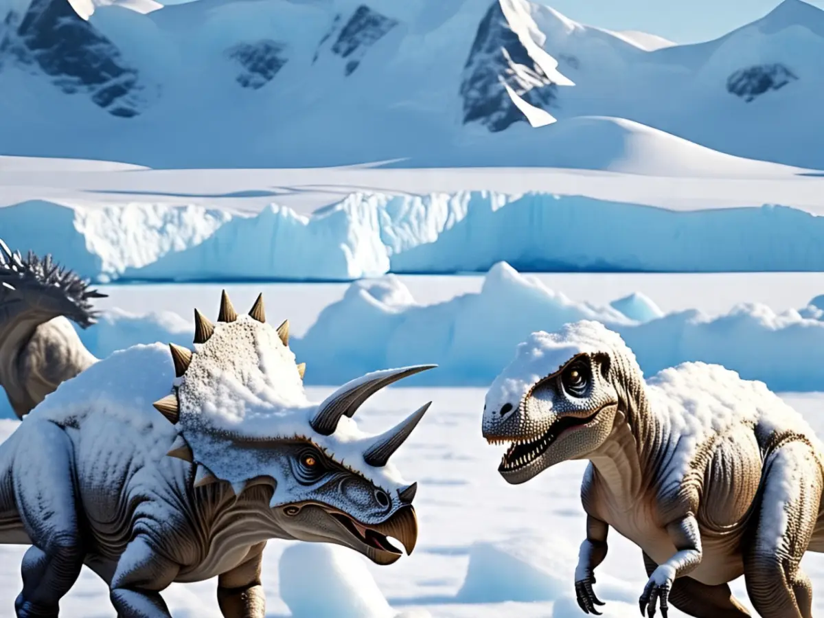 Dinosaurs survived a freezing dark land in Australia-Antarctica 120 million years ago Dinosaurs survived a freezing dark land in Australia-Antarctica 120 million years ago
