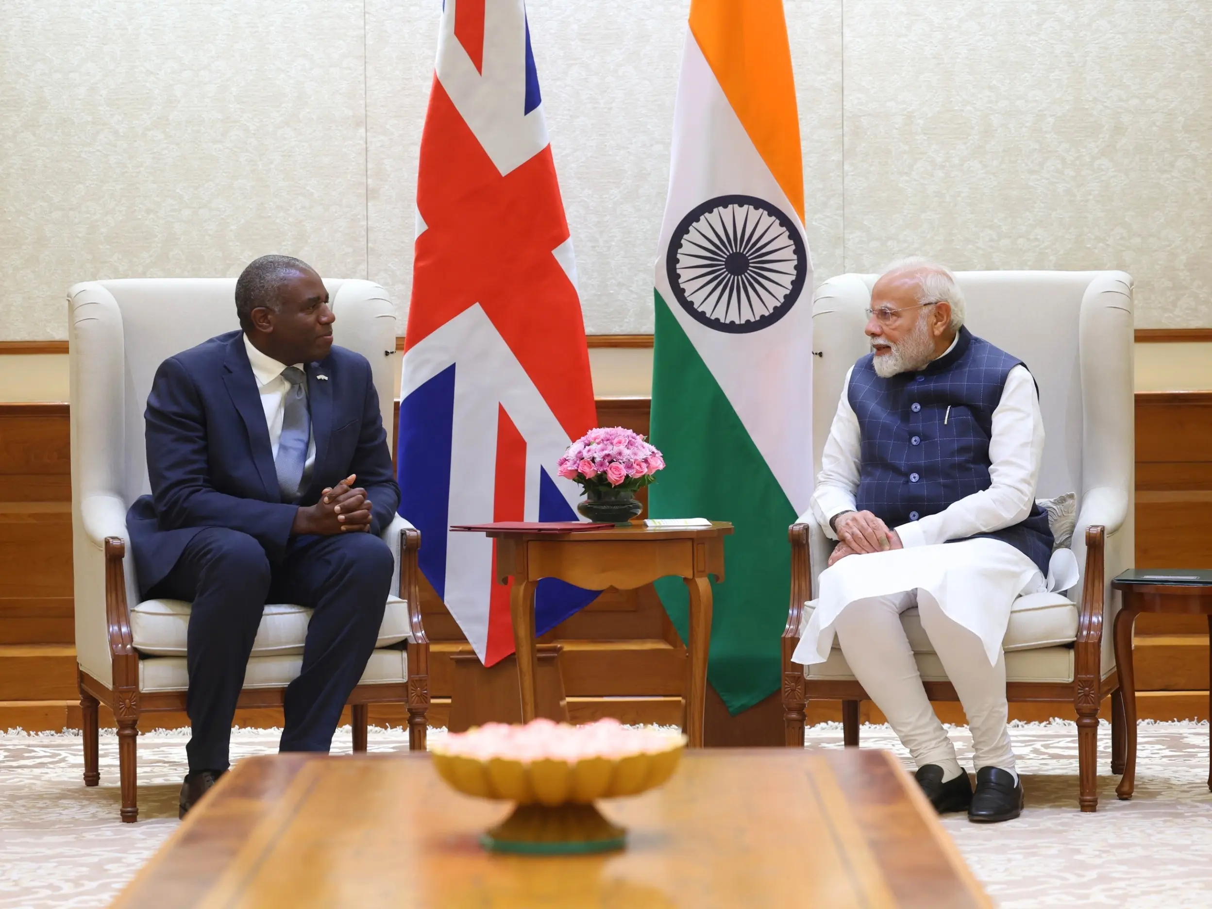 PM Modi meets UK Foreign Secretary David Lammy, welcomes India-UK FTA milestone and stronger strategic ties PM Modi meets UK Foreign Secretary David Lammy, welcomes India-UK FTA milestone and stronger strategic ties