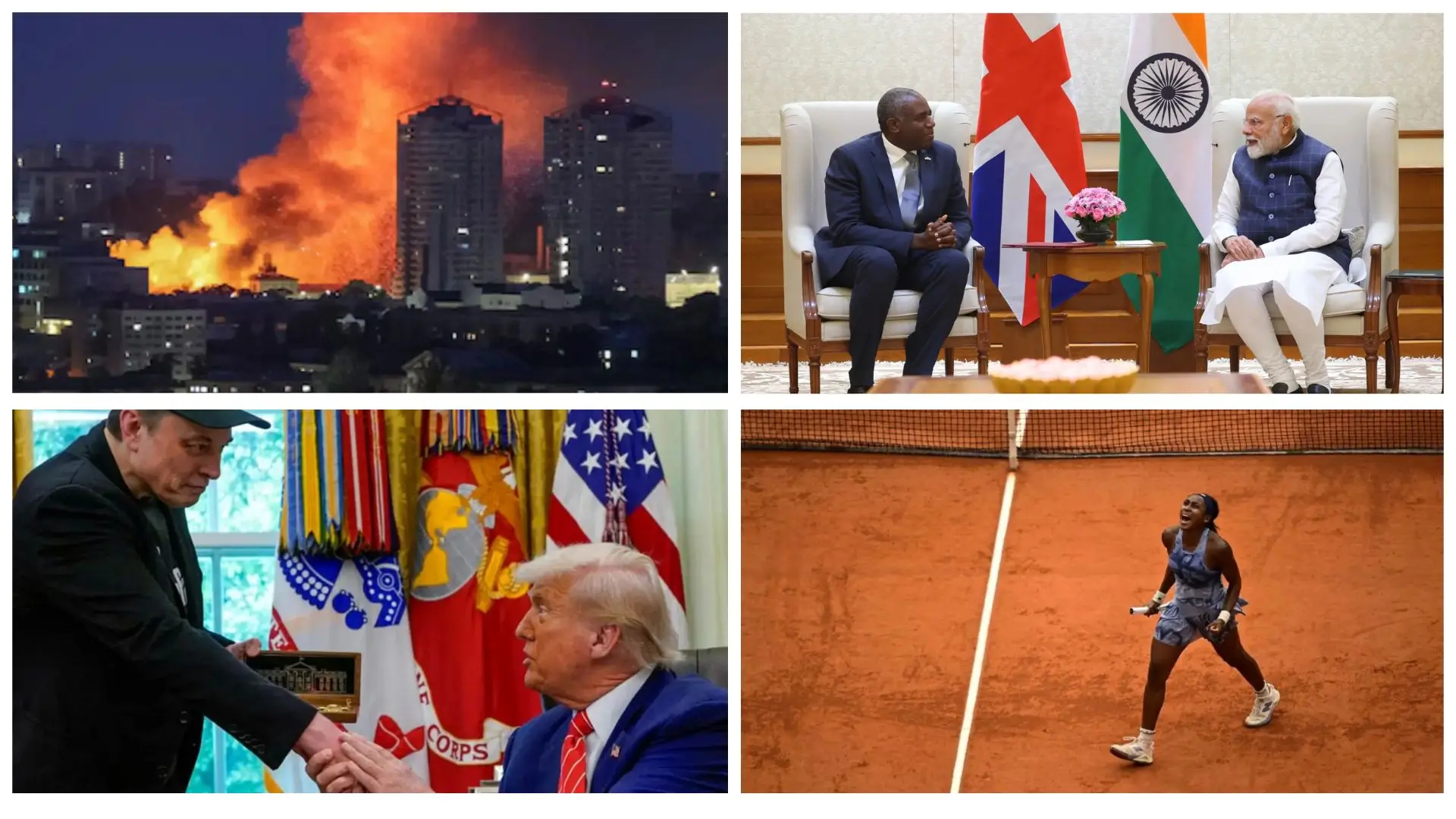 Top 10 world news: Russia bombs Ukraine's Kharkiv, PM Modi meets UK Foreign Secretary David Lammy, and more