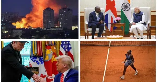 Global News Roundup: Kharkiv Attack, Modi-Lammy Meeting, and Trump-Musk Feud