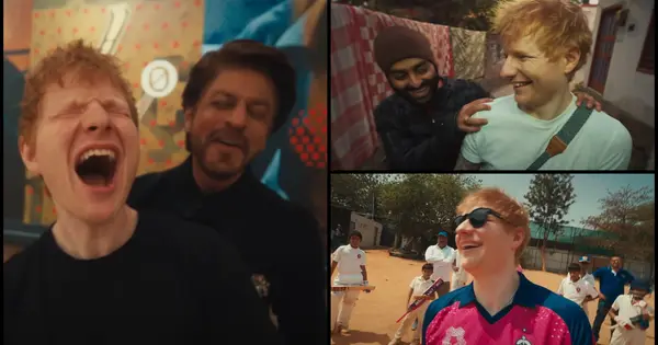Ed Sheeran's 'Sapphire' Video Features Shah Rukh Khan in India