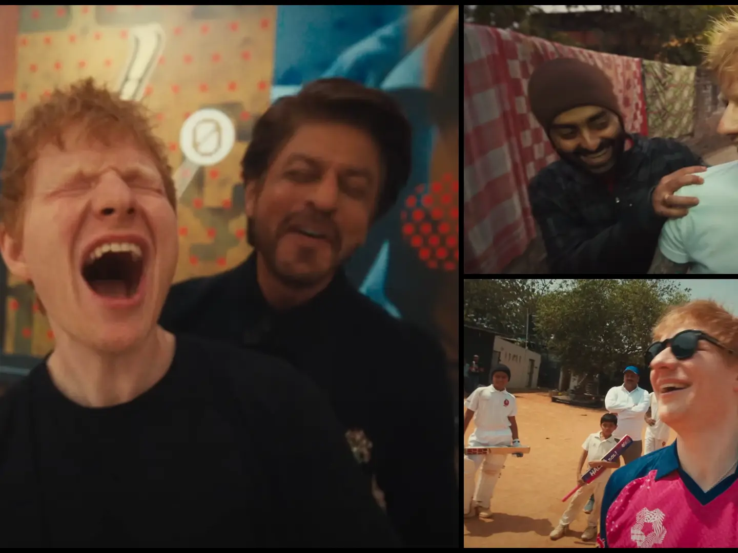 Ed Sheeran plays cricket and chills with Shah Rukh Khan in his desi-flavoured ‘Sapphire’ music video|Watch Ed Sheeran plays cricket and chills with Shah Rukh Khan in his desi-flavoured ‘Sapphire’ music video|Watch