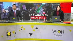 Los Angeles protests: Anti-ICE protesters set cars on fire | Trump warns of 'troops everywhere'