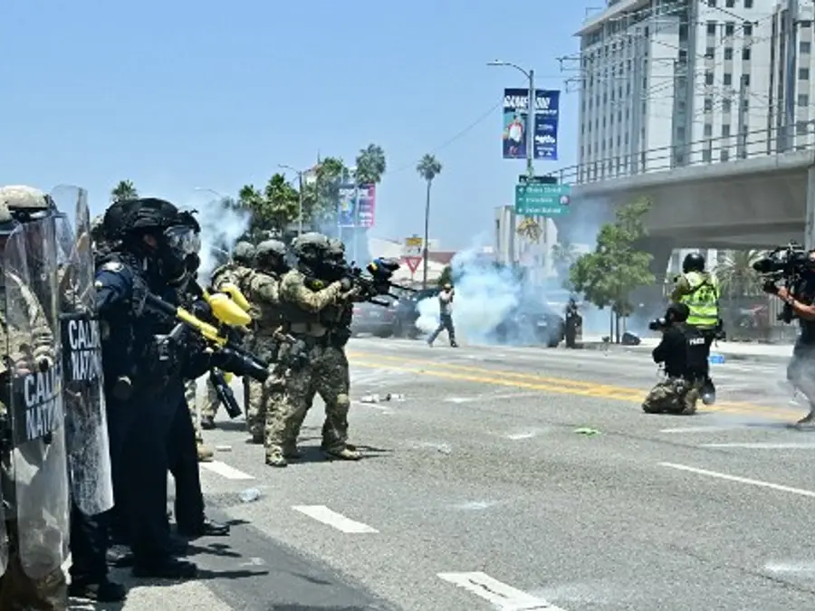 Protesters vs US National Guard in Los Angeles: Cars set on fire as clashes against immigration raids enter day 3