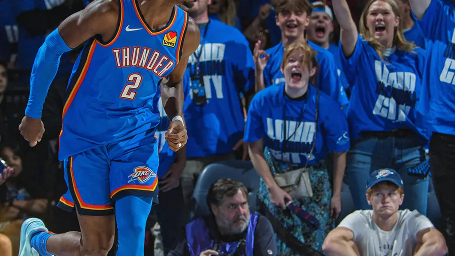 Oklahoma City Thunder rumble to 123-107 win over Indiana Pacers to level NBA Finals