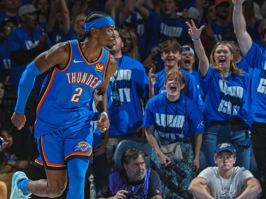 Oklahoma City Thunder rumble to 123-107 win over Indiana Pacers to level NBA Finals