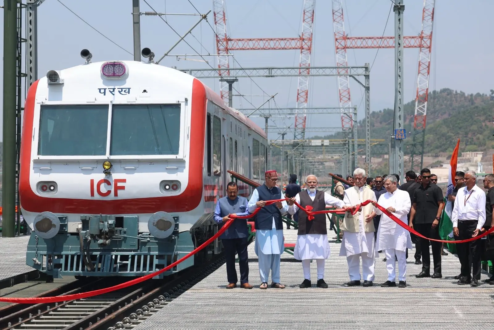 Inauguration of Chenab Bridge in J&K