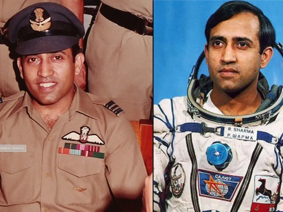 Who is Rakesh Sharma, and why did his words 'saare jahan se achha' from space still inspire India?