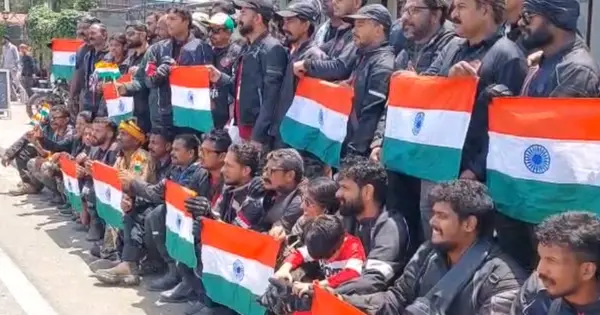 Kerala Bikers Ride to Kashmir to Protest Terror Attacks