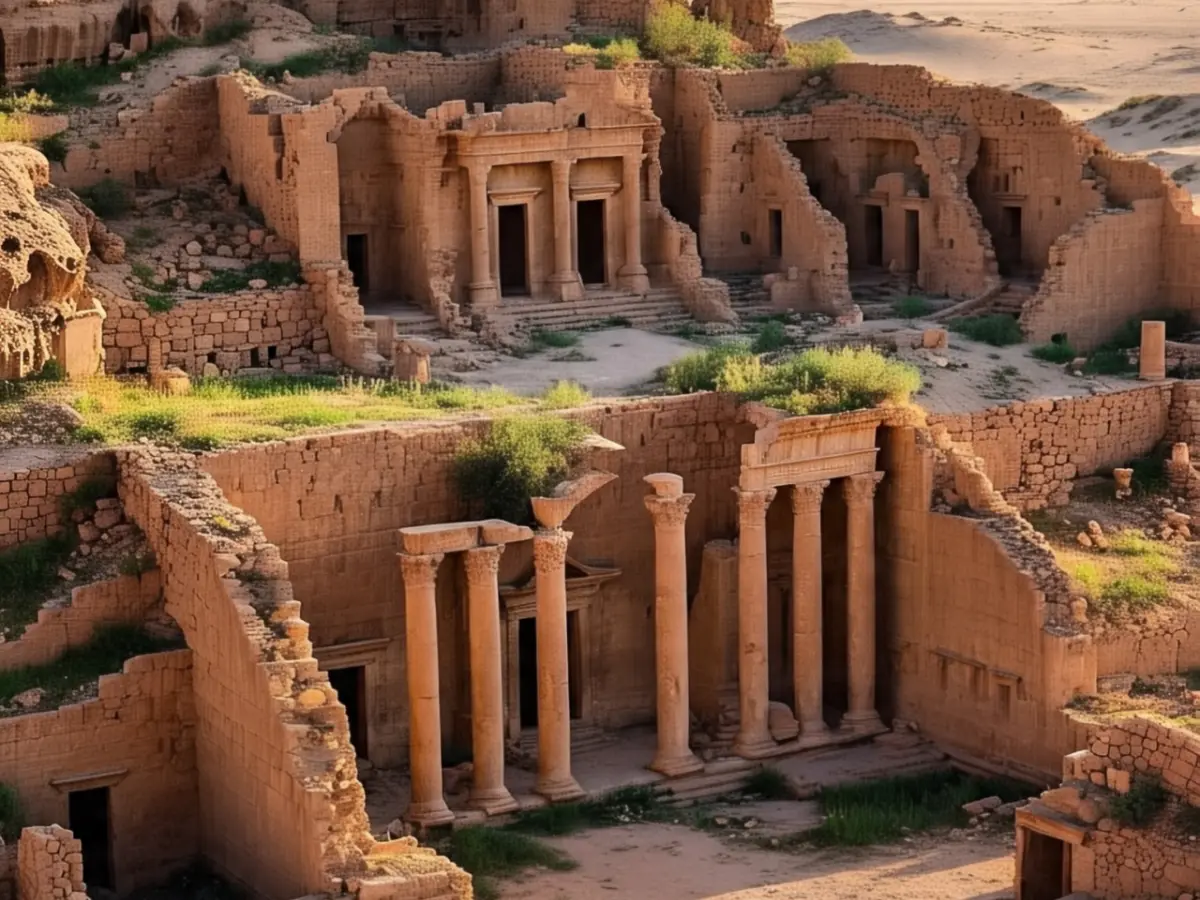 The lost city of Tharais once part of Jordan's Holy Lands has been found The lost city of Tharais once part of Jordan's Holy Lands has been found