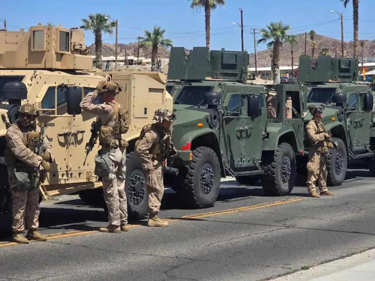 Hundreds of US Marines set to enter Los Angeles